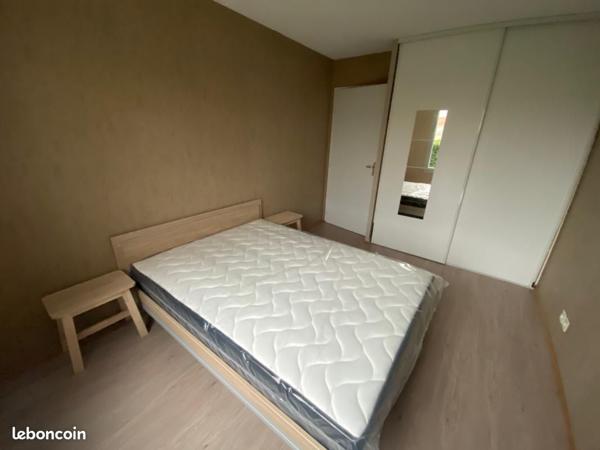 Location Appartement T2 bis meublé avec jardin et parking