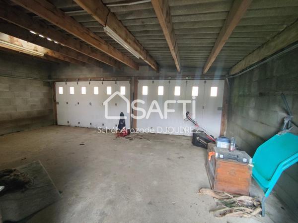 MAISON DE 125M² - 5 PIECES - DOUBLE GARAGE - TERRAIN