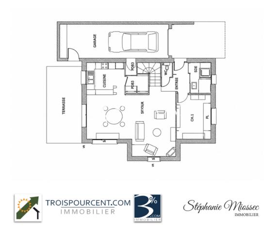 Maison
                                                                                                                                                                                                                                                                                                                        5 pièce(s)                                                                                                                                                                                                          4 chambre(s)                                                                                                                                                                                                          107  m²