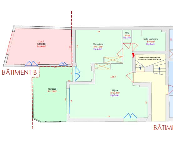 Aytré (17440) LA ROCHELLE/AYTRÉ 2 PIECES TERRASSE 58 M²