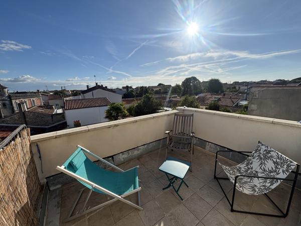 Maison de ville ancienne , 3 chambres - Terrasse