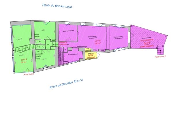 Immeuble à vendre 250 m² Châteauneuf-Grasse