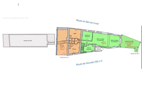 Immeuble à vendre 250 m² Châteauneuf-Grasse