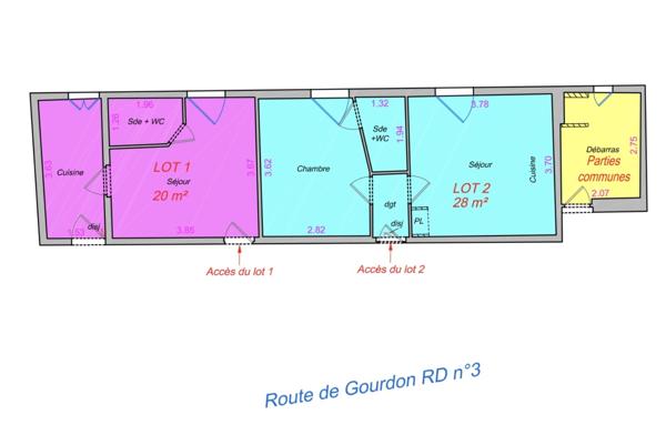 Immeuble à vendre 250 m² Châteauneuf-Grasse