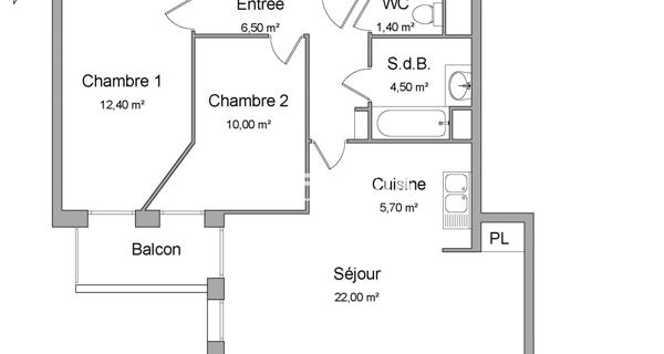 Location Appartement 3 pièces 62.5 m² - Pierrefitte-sur-seine 93380