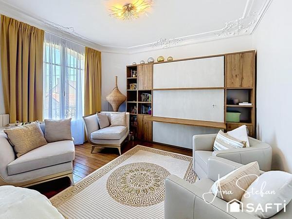 Rare à Rambouillet ! Élégante demeure familiale de 155 m² avec 4 chambres, bureau et jardin de 673 m², à 5 min à pied de la gare et du centre-ville.