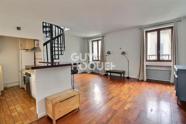 NOUVEAUTE- LOCATION DUPLEX F3 MEUBLE-CENTRE VILLE DE PUTEAUX-