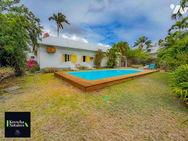 Boucan Canot - Villa 8 pièces avec piscine – Secteur résidentiel, à 800 m de la plage