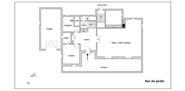 Maison de charme 5 pièces 4 chambres - 136 m² sur terrain piscinable de 600m² à Marseille 13012
