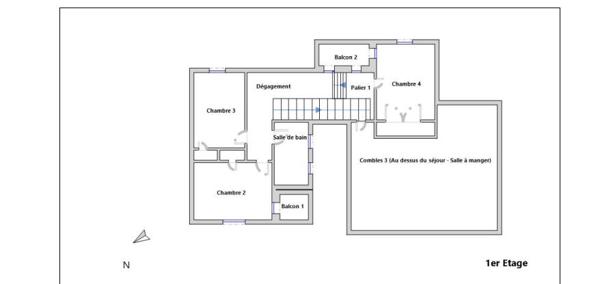 Maison de charme 5 pièces 4 chambres - 136 m² sur terrain piscinable de 600m² à Marseille 13012