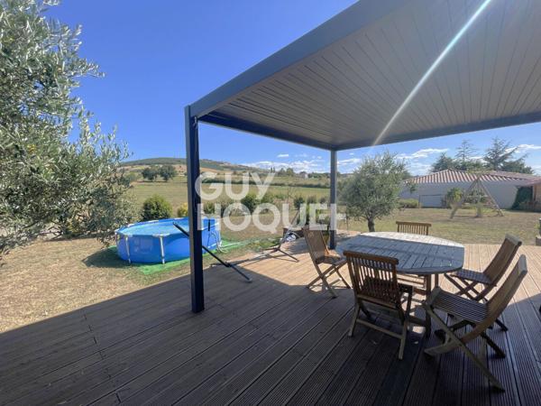 Maison de plain pied avec vue dégagée !