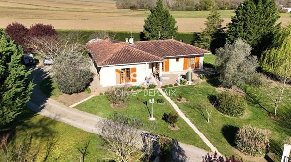 Villa de plain-pied à vendre à Calignac (47600) - 136 m² - 3 chambres