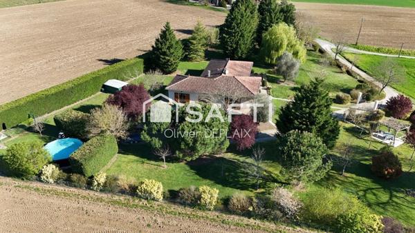 Villa de plain-pied à vendre à Calignac (47600) - 136 m² - 3 chambres