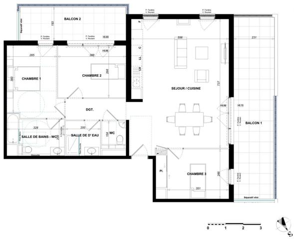 Appartement à vendre 4 pièces 93 m² Antibes