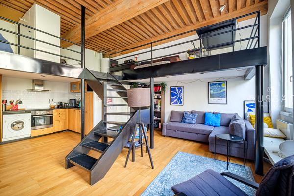 Vente T1 avec mezzanine de 23,49 m² - Lyon 1