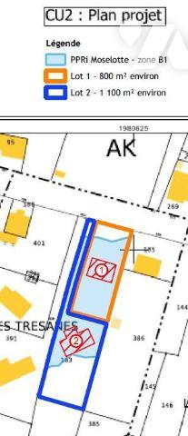 Terrain plat, vue dégagée montagne