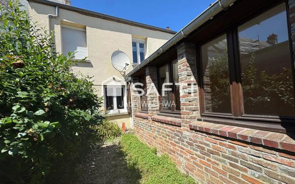 Maison de 160 m² – 4 chambres – Jardin – Garage – Sissonne centre.