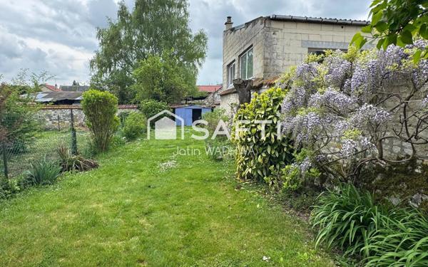 Maison de 160 m² – 4 chambres – Jardin – Garage – Sissonne centre.