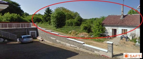 terrain constructible d'environ 650m²