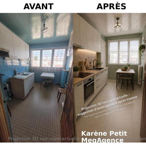 Appartement à DOMONT, 95330 - 4 pièces 66m²