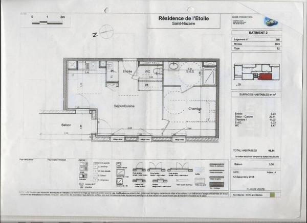 Appartement 2 pièces - 44600 Saint-Nazaire -  Hyper Centre