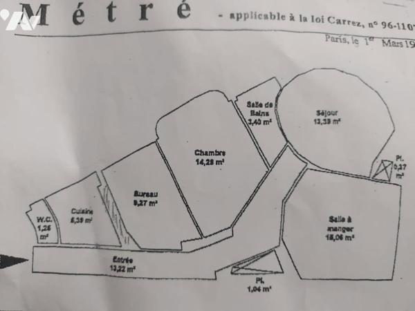 Appartement d'angle 4 pièces - Vue dégagée - Alésia