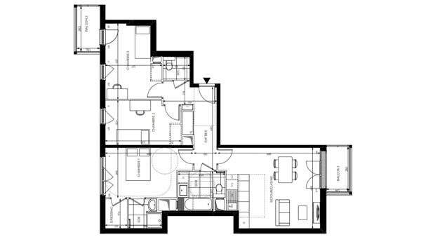 Appartement à vendre 4 pièces 84 m² Clichy