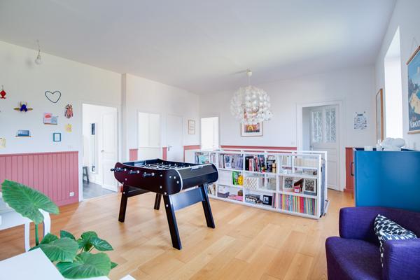 A VENDRE NANTES ZOLA MAISON ANCIENNE RENOVEE 6 CHAMBRE/BEAU JARDIN