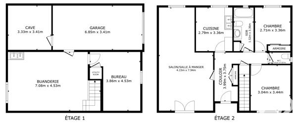 Maison à vendre 5 pièces 87 m² Mauges-sur-Loire