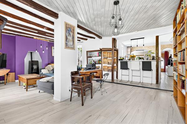 Maison de charme en coeur de village - 167 m2 - Résidence principale + studio indépendant Allassac