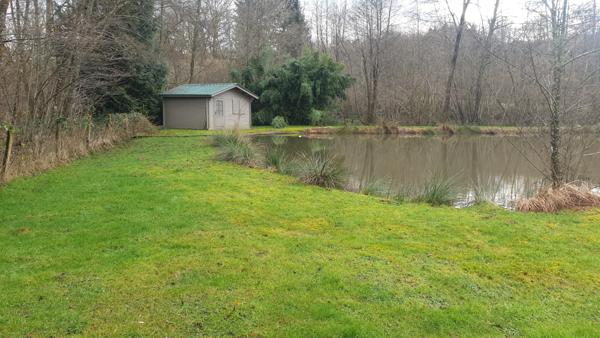 Chalet de loisir et son étang