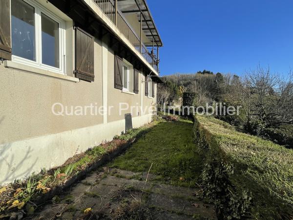 Allassac (19240) Appartement T2 entièrement rafraîchi avec jardin-terrasse et vue