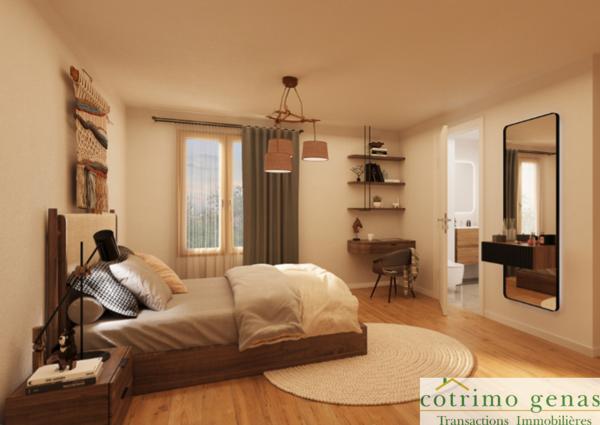 BRON 69500 dernier étage T3 62.90m² avec balcon