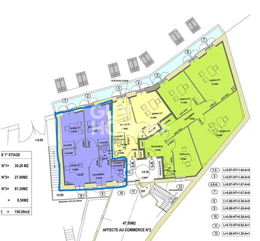 À louer - bureaux de 40 m² à Hagetmau