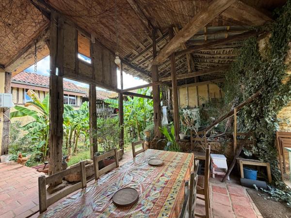 Domaine plein de charme de 250M2 avec dépendances et gîte dans un écrin de verdure Proche de MONT DE MARSAN au HOUGA