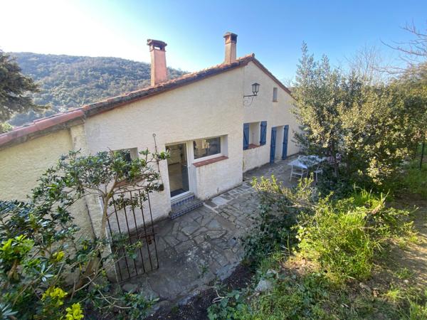 Dpt Pyrénées Orientales (66), à vendre REYNES, maison P6 de 136 m² sur terrain de 1.72 ha avec sous-sol et garage