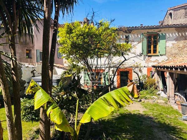Maison d'exception avec jardin exotique face à la Cité de Carcassonne