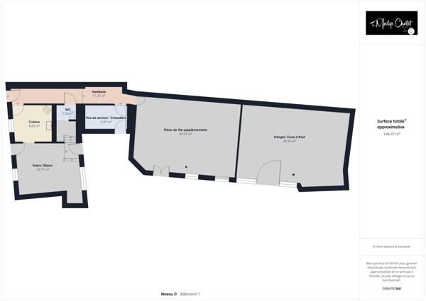 MAISON DE CHARME – BEAUX VOLUMES – DÉPENDANCES – EMPLACEMENT IDÉAL