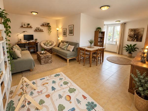 Appartement T3 vendu loué – 91,46 m² – investissement rentable – Oberhergheim