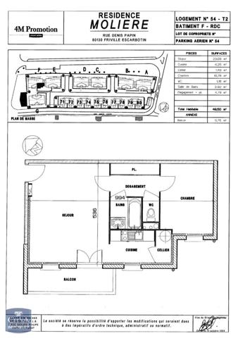 Location appartement Friville-Escarbotin (80130) 2 pièces 48.5m²