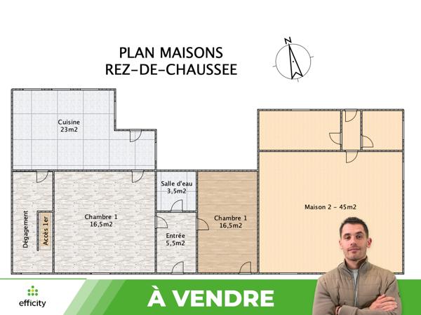 Maison
         5 pièces
        - 152 m² 96 000 € *
