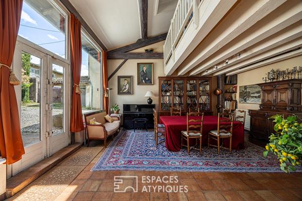Ancien corps de ferme en pierre avec appartement indépendant