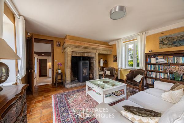 Ancien corps de ferme en pierre avec appartement indépendant