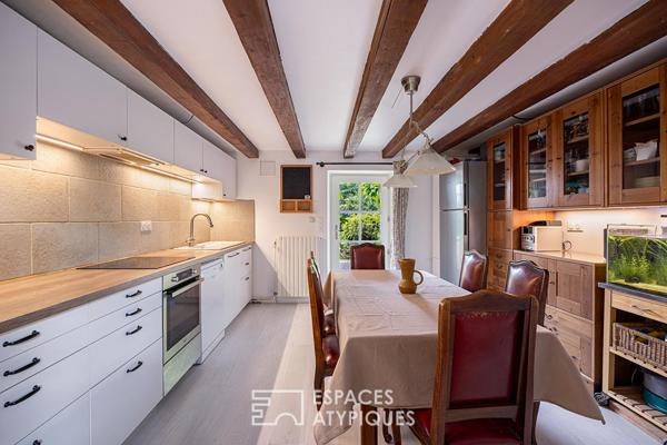 Ancien corps de ferme en pierre avec appartement indépendant