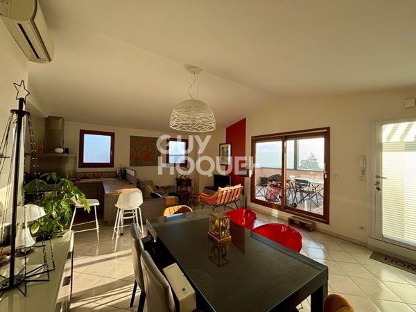 Appartement T4 95m² dernier étage avec terrasse et garage double - Loire-sur-Rhône Clos de Beauregard