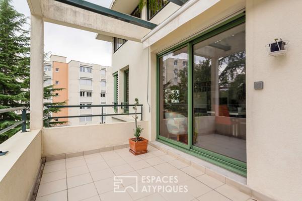 Appartement avec terrasse et triple garage