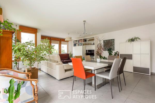 Appartement avec terrasse et triple garage