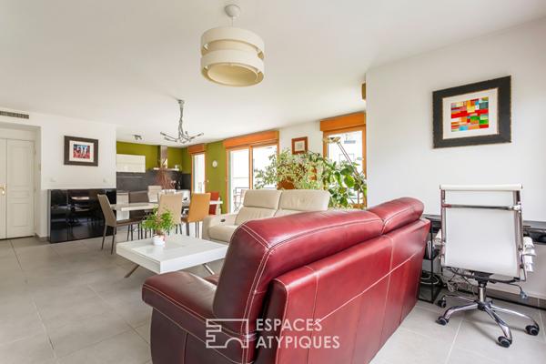 Appartement avec terrasse et triple garage