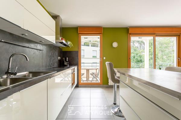 Appartement avec terrasse et triple garage