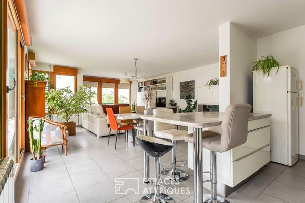 Appartement avec terrasse et triple garage